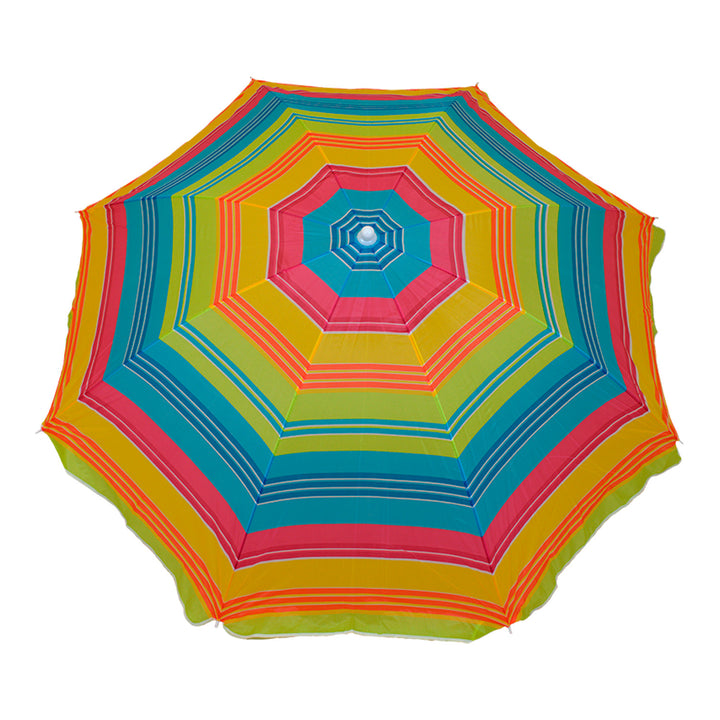 Master Grill&Party Garden Umbrella, 180 cm diameter, colorful stripes, JKB02
