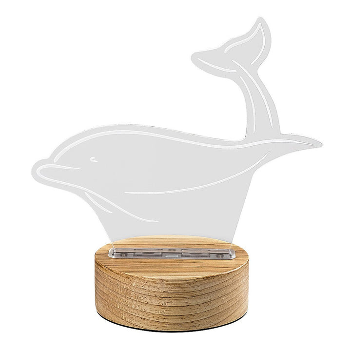 Rabalux Akali is a decorative LED lamp featuring a dolphin motif, with a power of 2W.