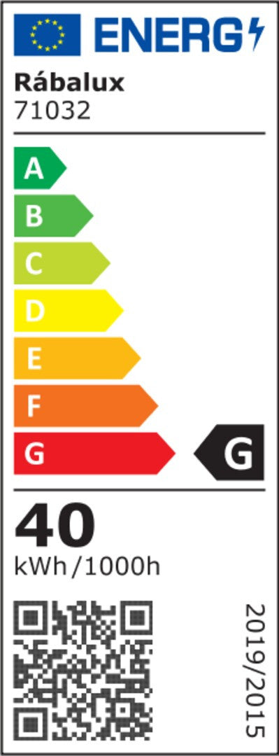 Rabalux, Deckenleuchte, LED 40W, schwarz, Fernbedienung, Ludano