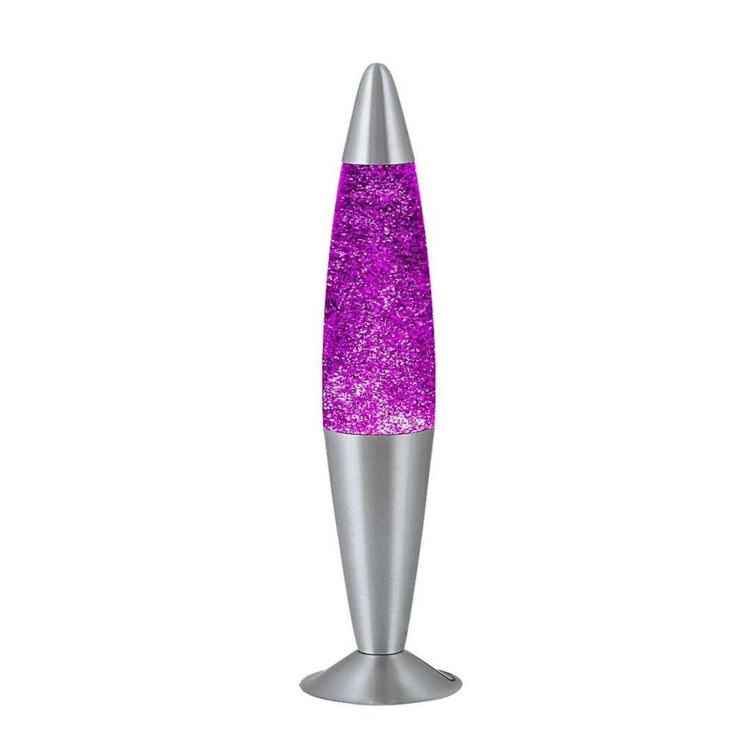 Introducing Rabalux Lava Lamp: Mesmerizing swirls of glitter in a vibrant purple hue. Illuminate any space with its soothing glow. 25W for optimal ambiance. Elevate your décor with mesmerizing motion.