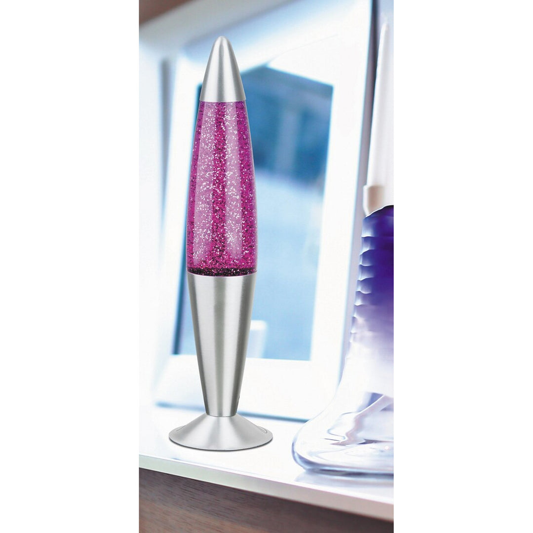 Rabalux Lava Lamp: Mesmerizing swirls of glitter in vibrant purple. 25W for optimal glow. Elevate your space with enchanting motion. Perfect décor accent.