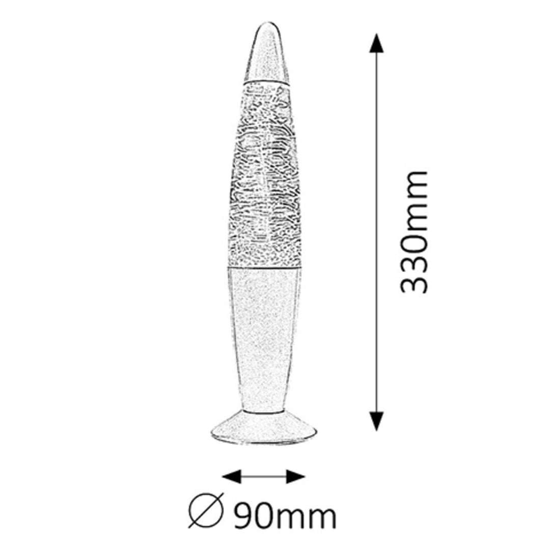 Rabalux Millie Tornado Lámpara decorativa, IP20 DC 5V 0.9W Color de base plata