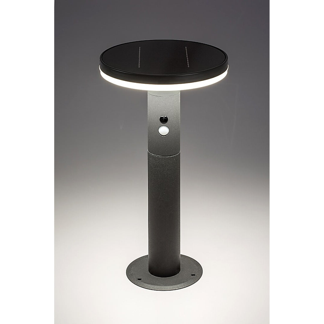 Rabalux - Solarlamp - buitenlamp met bewegingssensor - zonne-energie - 10W - IP44 - Zwart