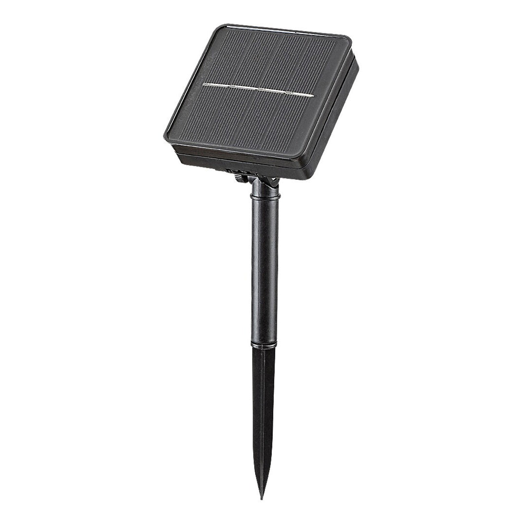 Rabalux Solarlampen, 4 Leuchten, außen, IP44, schwarz, Ximpu