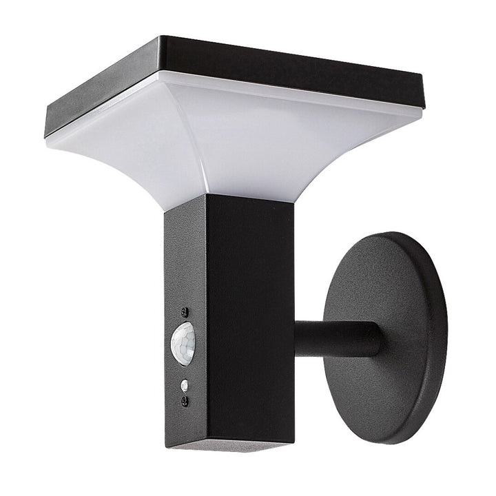 Rabalux Geleen Solar Wall Lamp, Outdoor Light, Exterior Luminaire, IP44, LED 4W