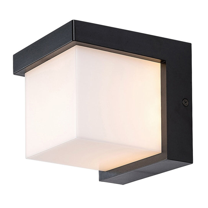 Rabalux Lámpara de exterior, Aplique de pared, LED 10W, IP54, Color negro, Andelle