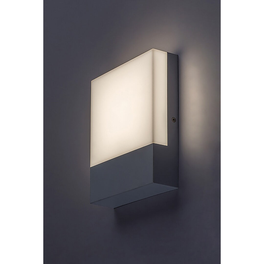 Rabalux Lámpara de exterior, Aplique de pared, LED 10W, IP44, Color blanco, Gimone