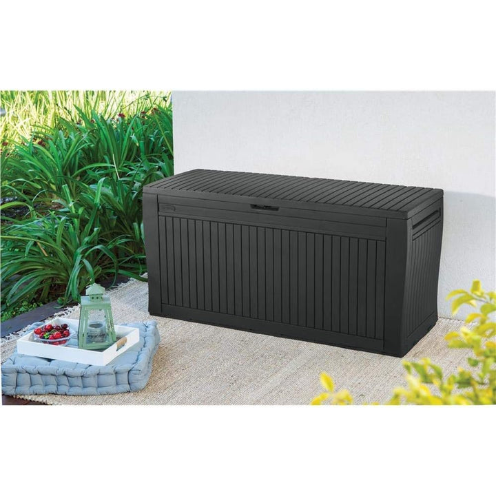 Gartenbox,Aufbewahrungsbox  graphit, 270l, Comfy Storage Box