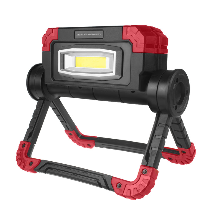 Maclean MCE439 Lampe de travail LED COB 300 lm 3 modes d'éclairage alimentation 4xAA temp.couleur 6500K,