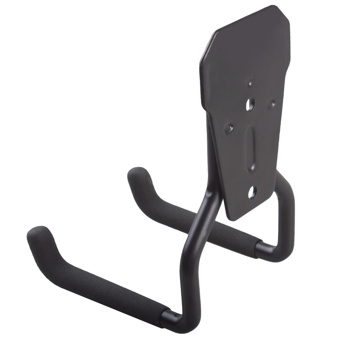 Maclean MC-439 Gancho de Garaje, Soporte de Pared para Neumáticos, Escaleras, Bicicletas, Gancho de Pared para Organización, Colgador de Herramientas, Carga máx. 35kg (Distancia a la pared: 9 cm)