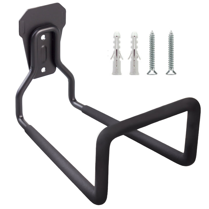 Maclean MC-441 Gancho de Garaje, Soporte de Pared para Neumáticos, Escaleras, Bicicletas, Gancho de Pared para Organización, Colgador de Herramientas, Carga máx. 35kg (Distancia a la pared: 16 cm)