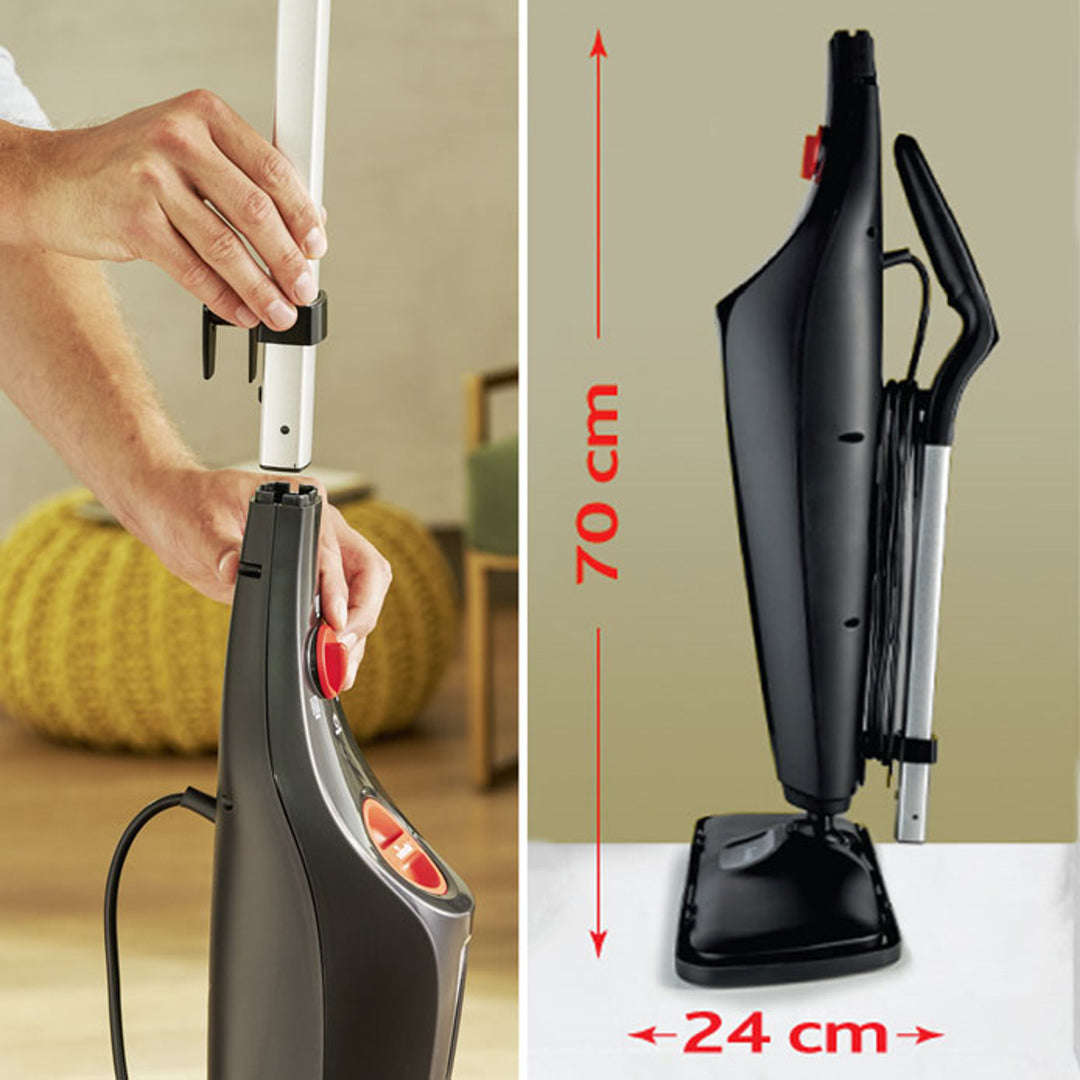 Vileda Steam Mop, 3 Modes, 40 cm Cartridge, Steam Plus XXL Power Pad