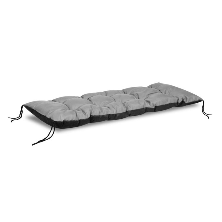 Coussin de jardin AIO, pour banc, balançoire, imperméable, gris, 150x50 cm, PODOGR150/50C-SZ