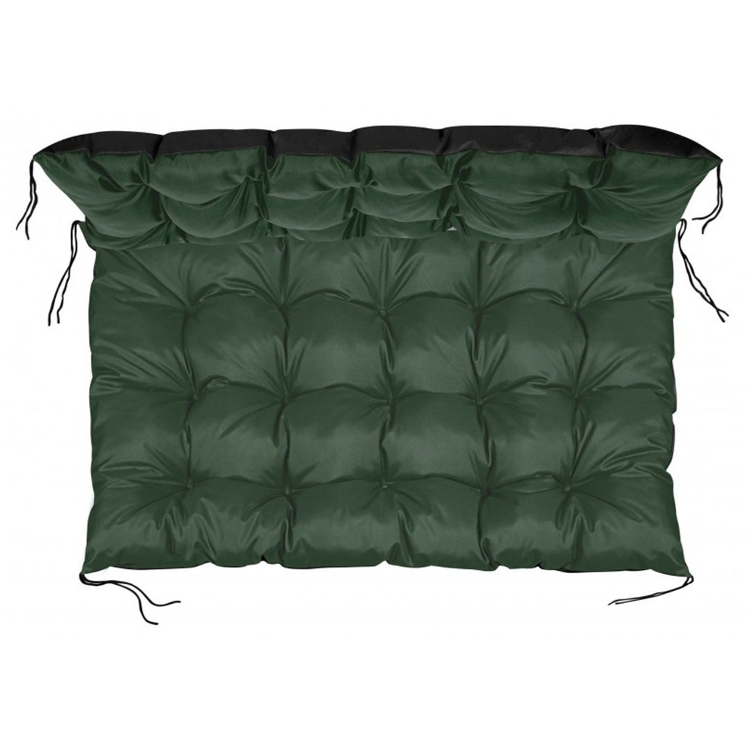 Waterproof Pallet Garden Cushion Green 120x80 cm Bench Seat for Europalette in Green