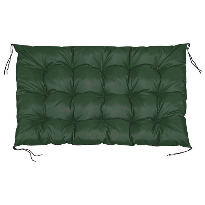 Coussin de jardin en palette imperméable vert 120x80 cm banc d'EUROPALETTE en vert