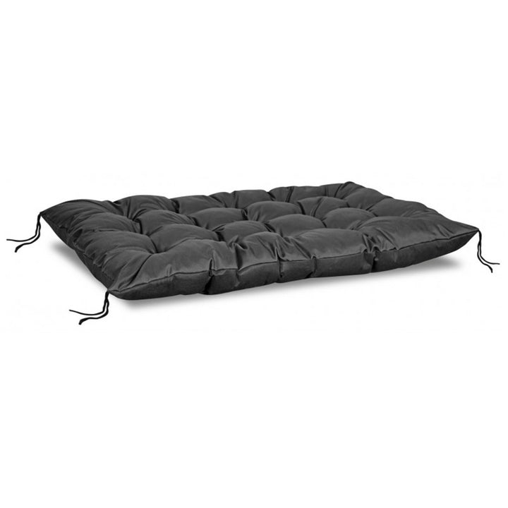 Coussin de jardin en palette imperméable noir 120x80 cm banc d'EUROPALETTE en noir