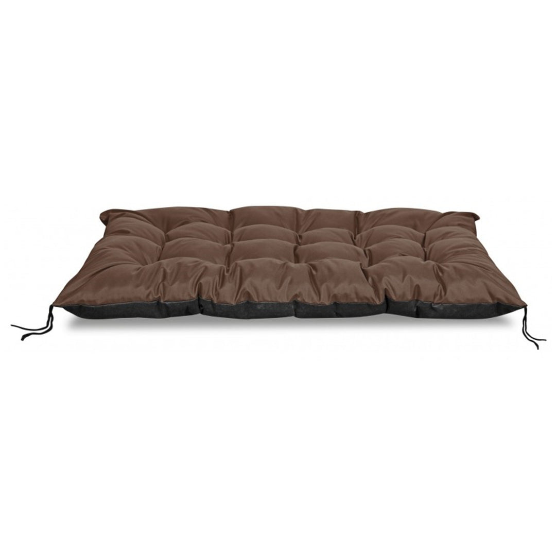 Waterproof pallet garden cushion brown 120x80 cm bench seat from EUROPALETTE in brown color