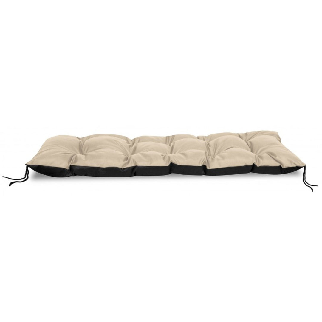 Coussin de banc de jardin d'europallets beige 120x40 cm