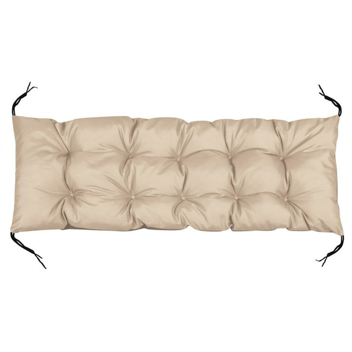 Coussin de banc de jardin d'europallets beige 120x40 cm