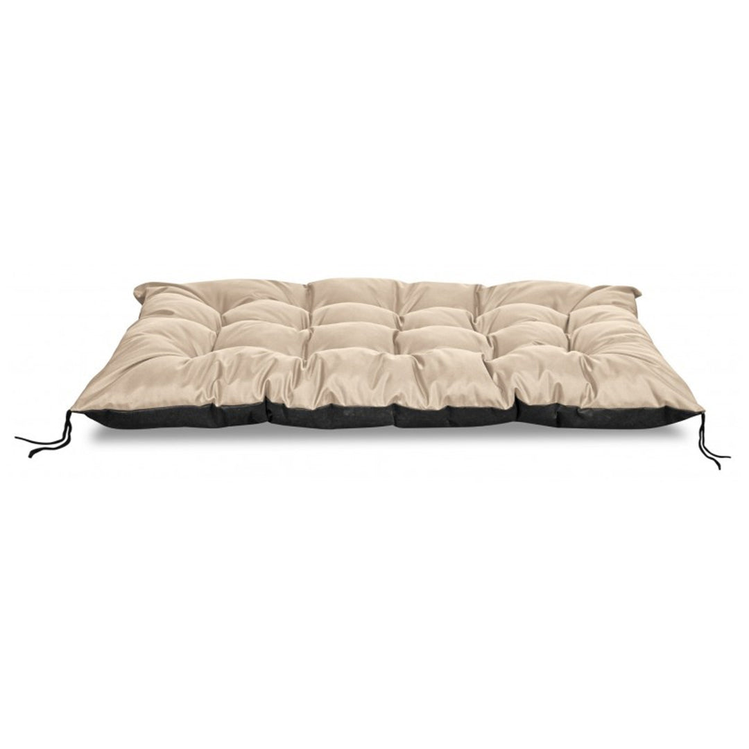 Coussin de jardin en palette imperméable beige 120x80 cm banc d'EUROPALETTE en beige