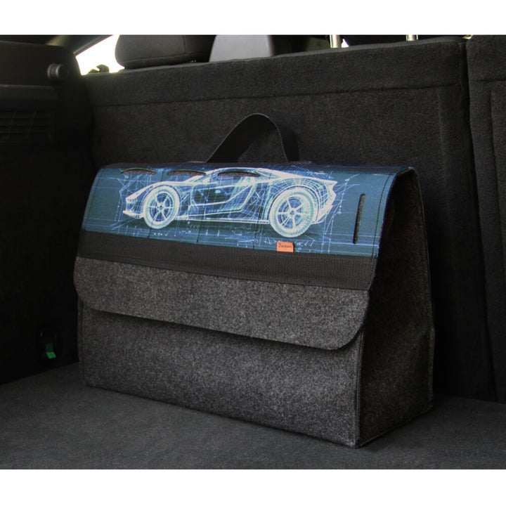 Sac Arco Design, organiseur de coffre de voiture, 46x20cm, B-LUX Automotive