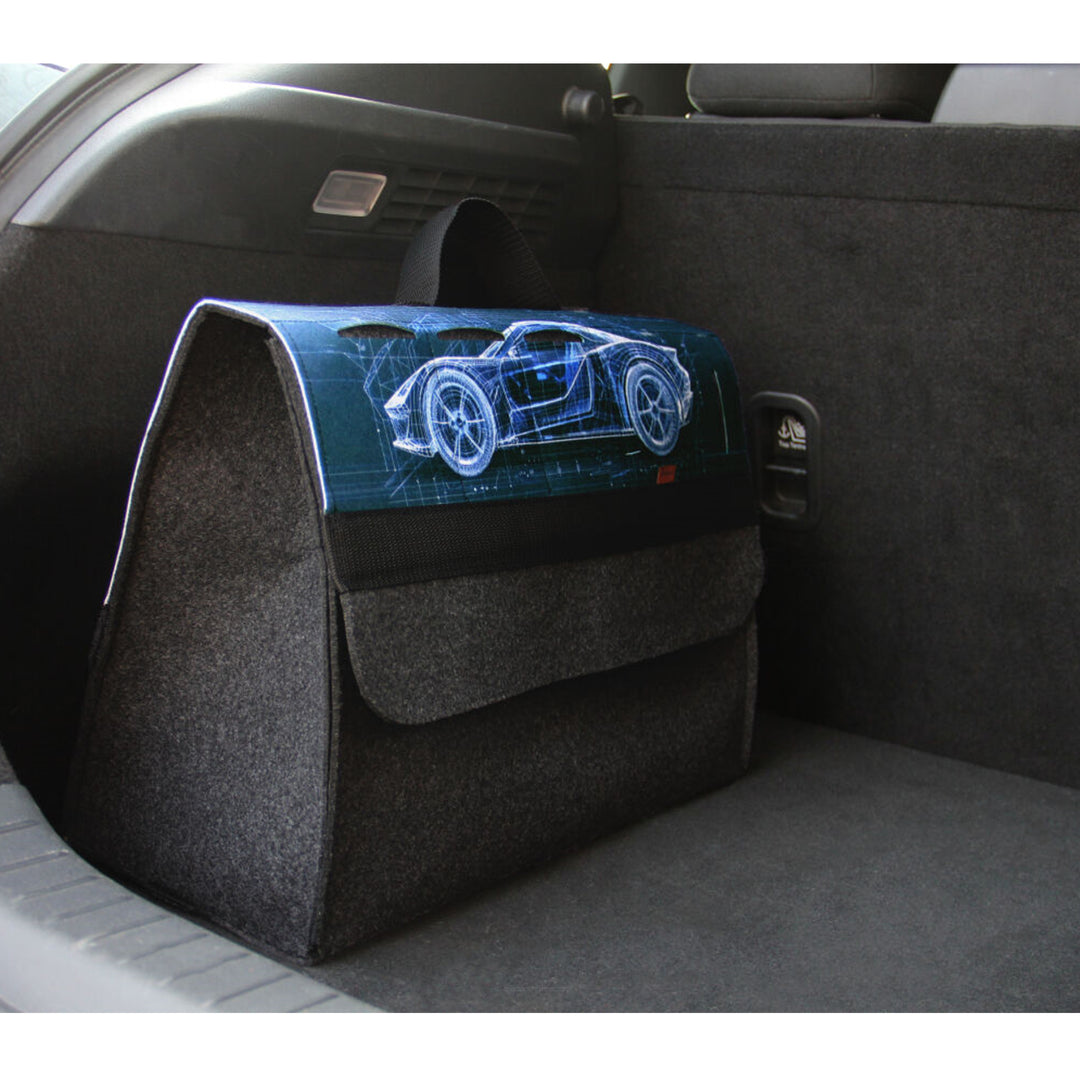 Arco Design Bolsa, Organizador de maletero de coche, 46x20cm, B-LUX Automotive