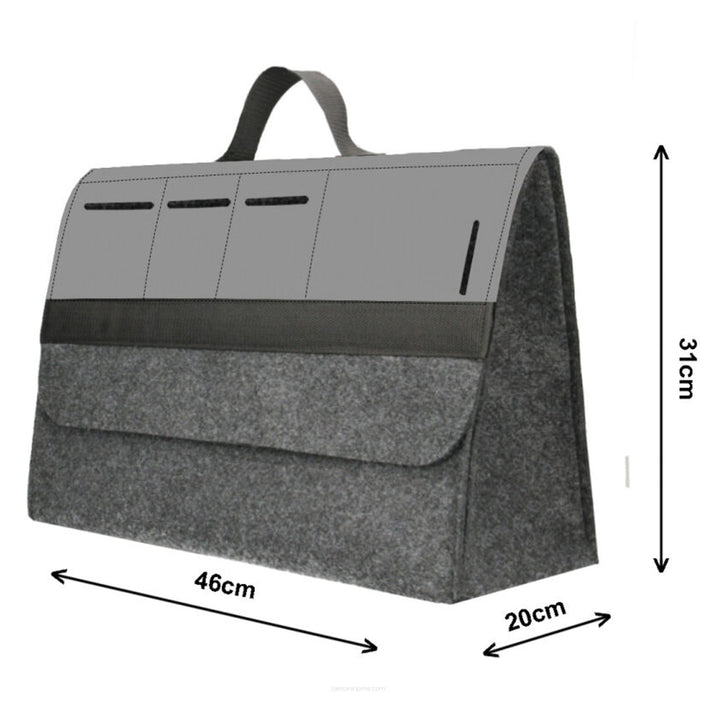 Arco Design Car Trunk Organizer Bag, 46x20cm, B-LUX BMW, Durable Storage Solution