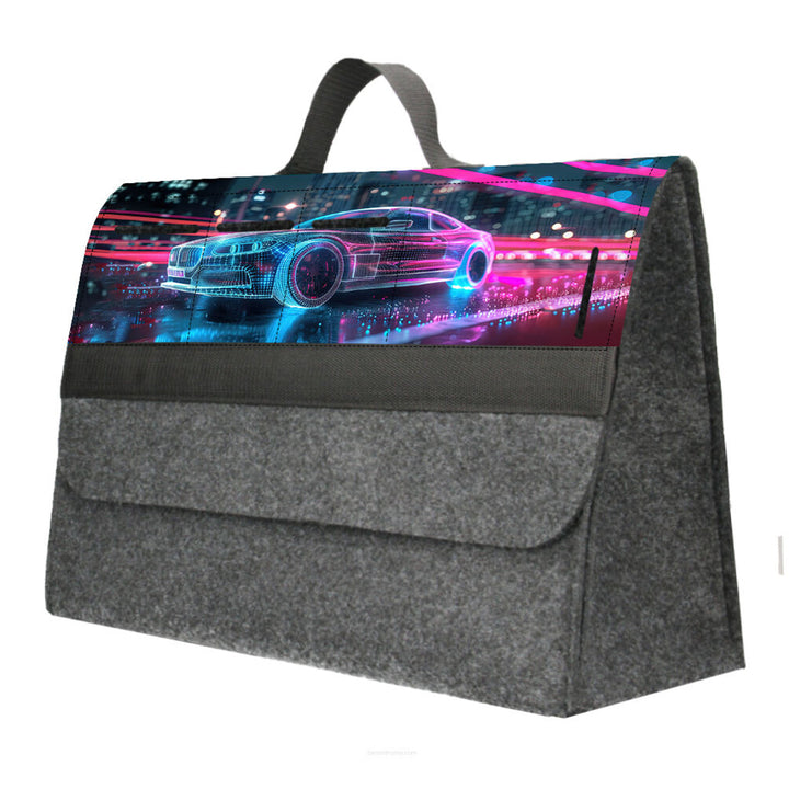 Arco Design Bolsa, Organizador maletero coche, 46x20cm, B-LUX BMW