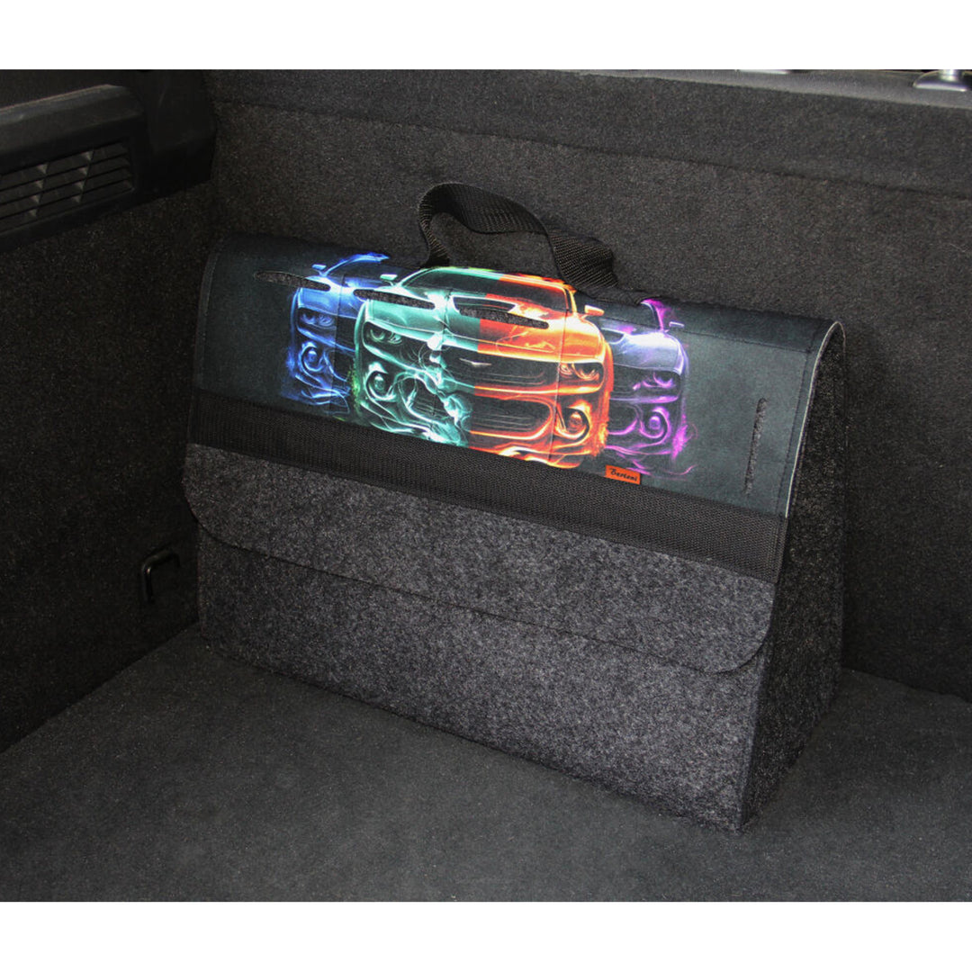 Arco Design Car Trunk Organizer Bag, 46x20cm, B-LUX Dream Cars, Durable Storage Solution