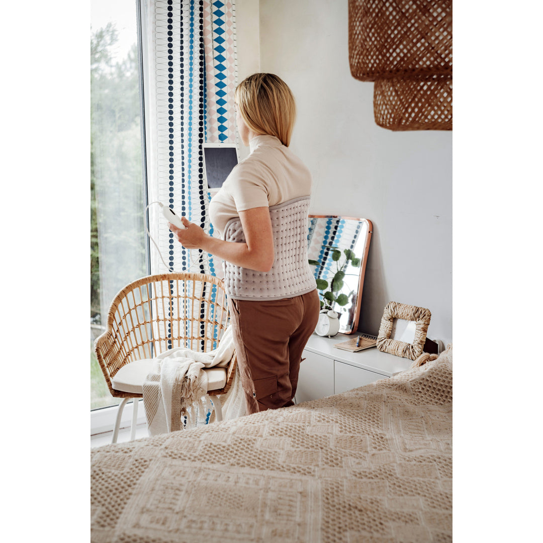 Adler lumbar heating belt, 4 temperature settings, 100W power, LCD remote control, AD 7437