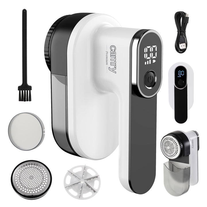 Camry Tissue-Rasierer, LCD-Display, Li-Ion-Akku, weiß und schwarz, CR 9620