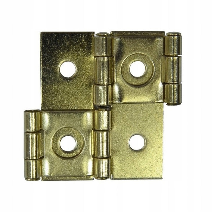 Stop Sun 360° Swinging Hinge: Steel, Gold Finish, Set of 6 Pieces