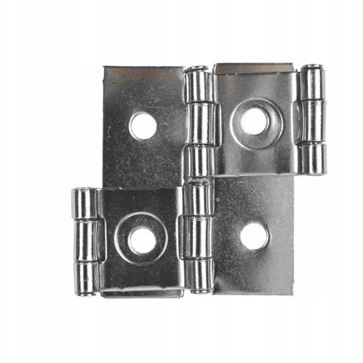 Stop Sun 360° Swinging Hinge: Steel, Silver Finish, Set of 6 Pieces