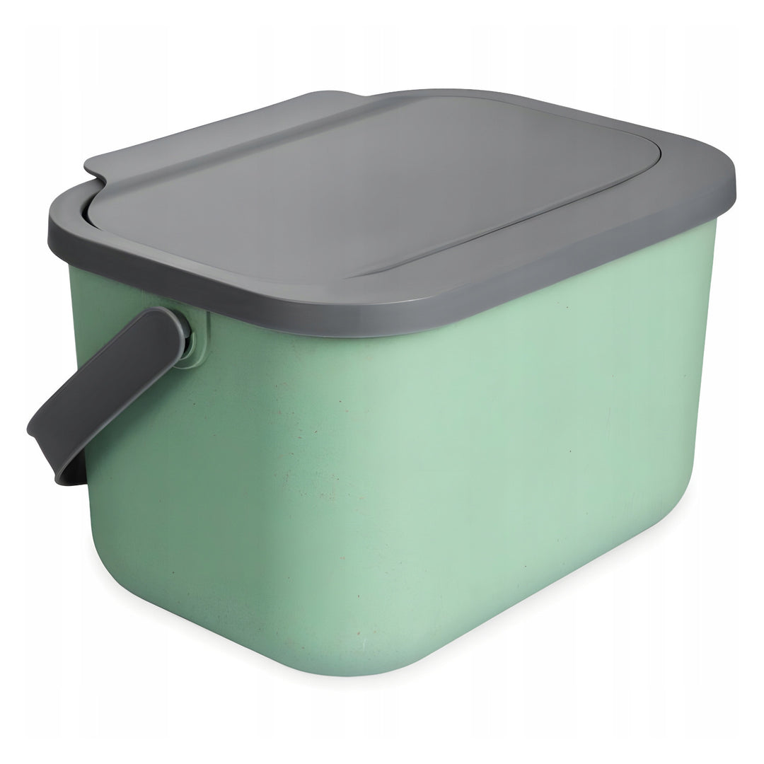 Mini Bini Bio-Waste Bin and Composter, 6L Capacity, Green, Eco-Friendly Kitchen Compost Solution