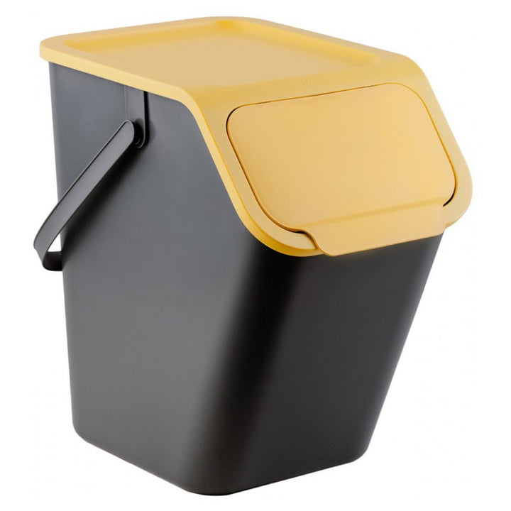 Container Set Practic for Segregation, 4x25L, Black, Bini 10100599