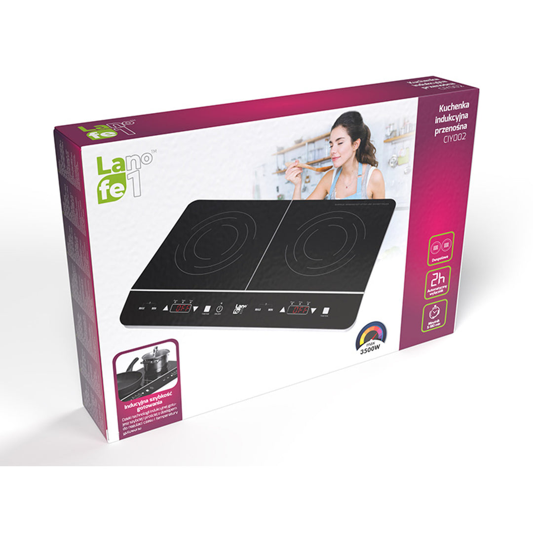 Lafe Double Portable Induction Stove: 3500W, Electric, CIY 002