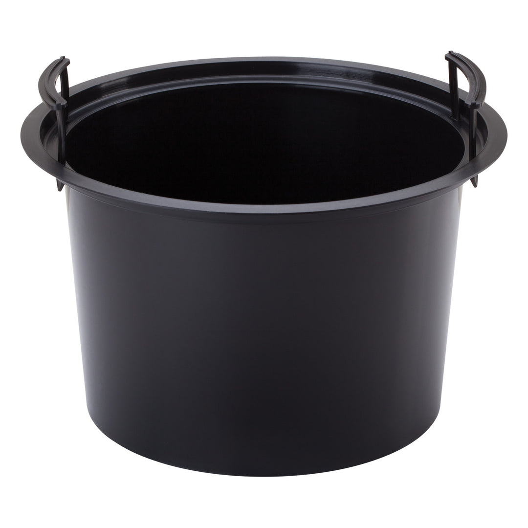 Pot à plantes Gobi 40 gris clair avec insert en plastique