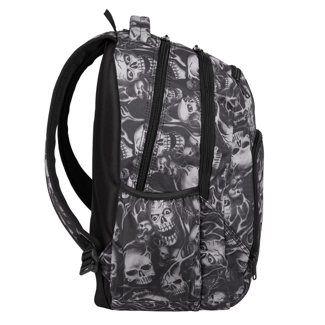 CoolPack Sac à dos pour jeunes avec têtes de mort, spacieux, confortable F024721