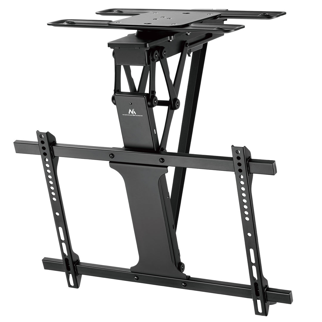 Maclean MC-490 Soporte de techo eléctrico para TV, soporte TUYA, VESA máx. 600x400, giratorio 90º, 32"-75", Carga max. 35kg