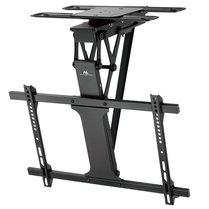 Maclean MC-490 Soporte de techo eléctrico para TV, soporte TUYA, VESA máx. 600x400, giratorio 90º, 32"-75", Carga max. 35kg