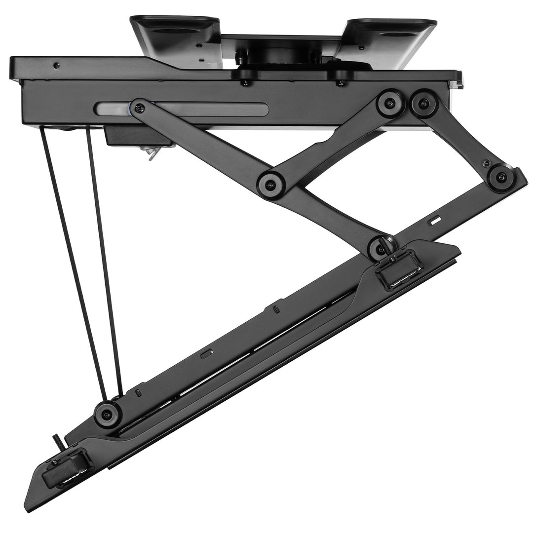Maclean MC-490 Soporte de techo eléctrico para TV, soporte TUYA, VESA máx. 600x400, giratorio 90º, 32"-75", Carga max. 35kg