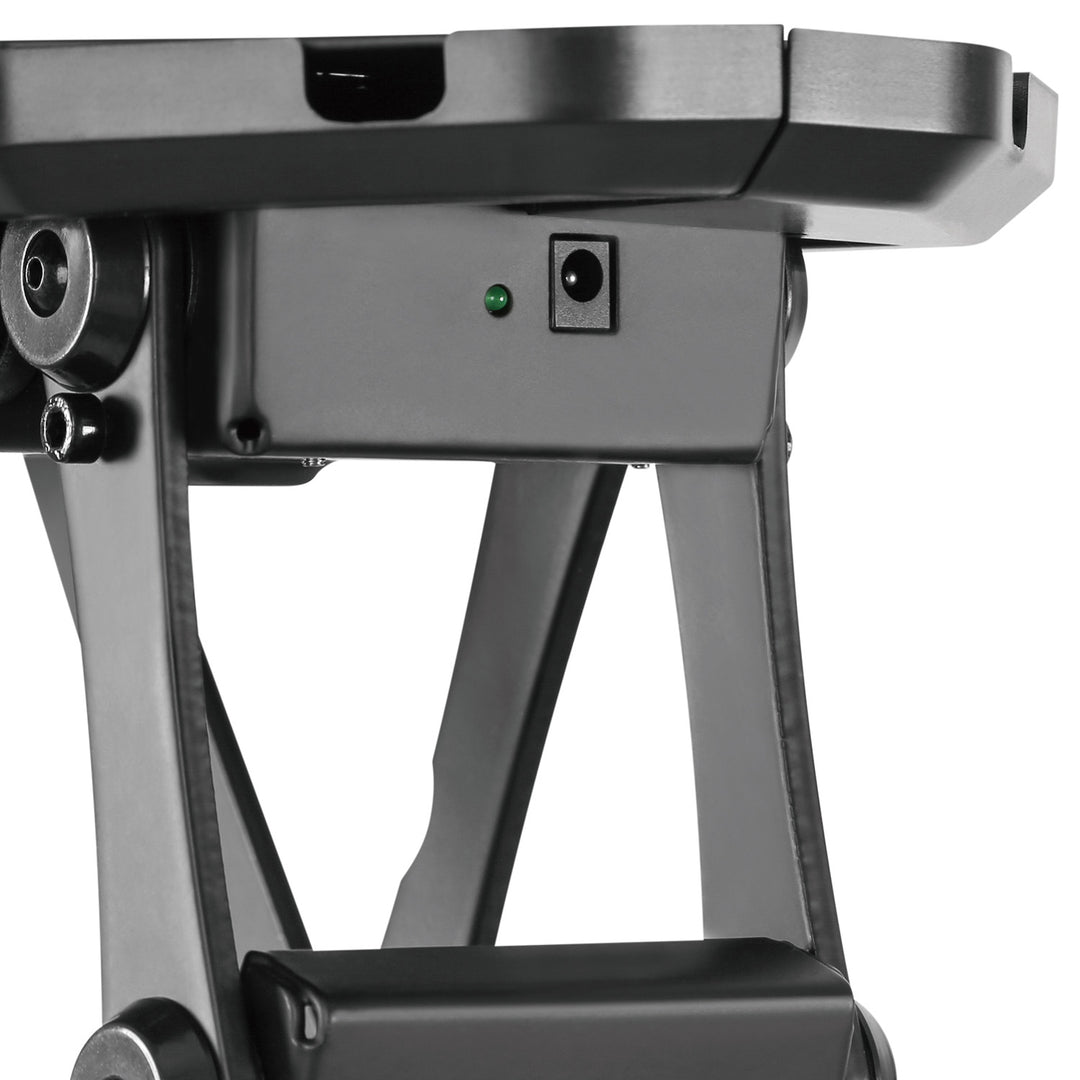 Maclean MC-492 Soporte de techo eléctrico para TV, soporte TUYA, VESA máx. 600x400, mando a distancia, 23"-55", Carga max. 30kg