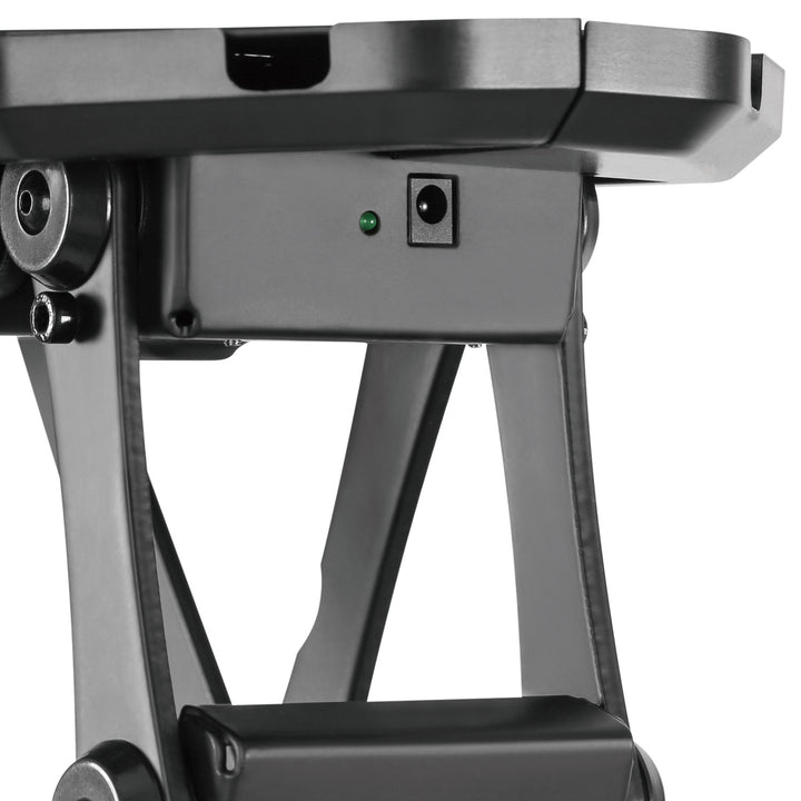 Maclean MC-492 Soporte de techo eléctrico para TV, soporte TUYA, VESA máx. 600x400, mando a distancia, 23"-55", Carga max. 30kg