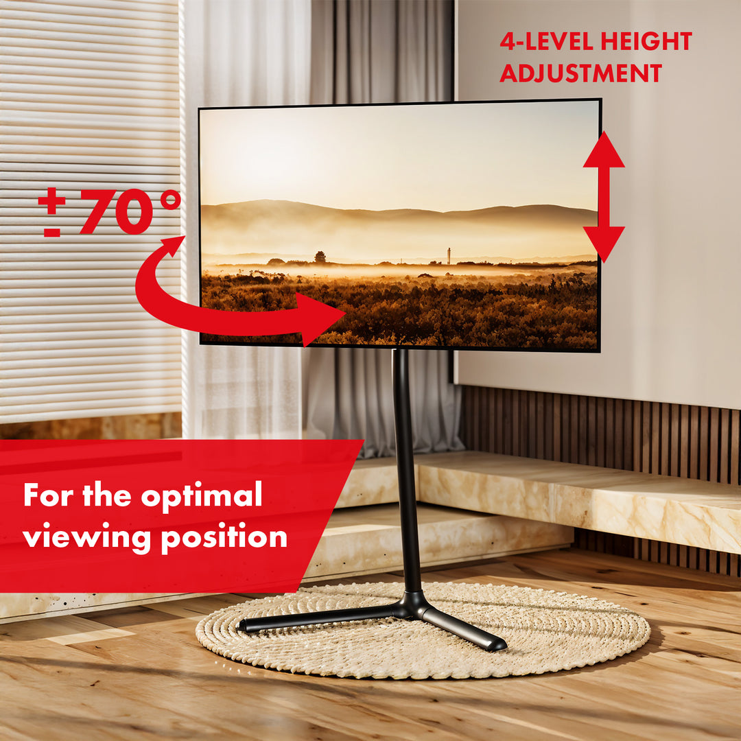 Maclean MC-494 Soporte de suelo para TV, 32-70", max. VESA 400x400, máx. 40kg