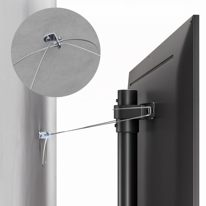 Maclean MC-494 Soporte de suelo para TV, 32-70", max. VESA 400x400, máx. 40kg