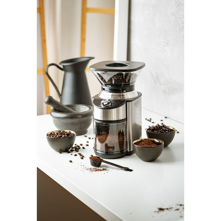 Camry CR 4443 Conical Burr Coffee Grinder, 200W with 16 Grind Settings