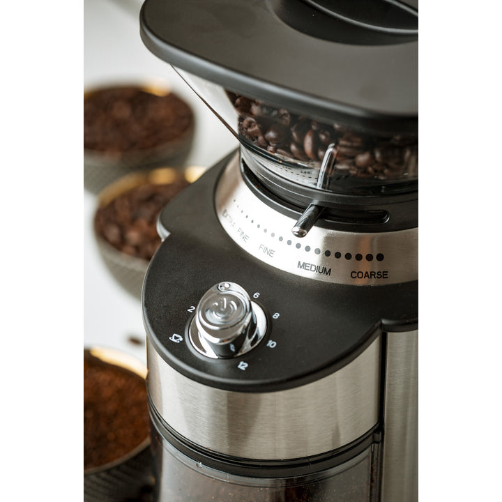 Camry CR 4443 Conical Burr Coffee Grinder, 200W with 16 Grind Settings