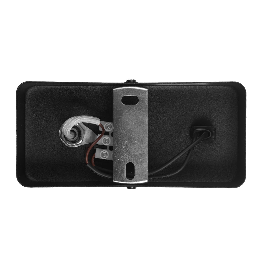 Maclean MCE369 B Aplique / luz de pared, spot, redondo, GU10, con interruptor, 55x100mm, Color negro