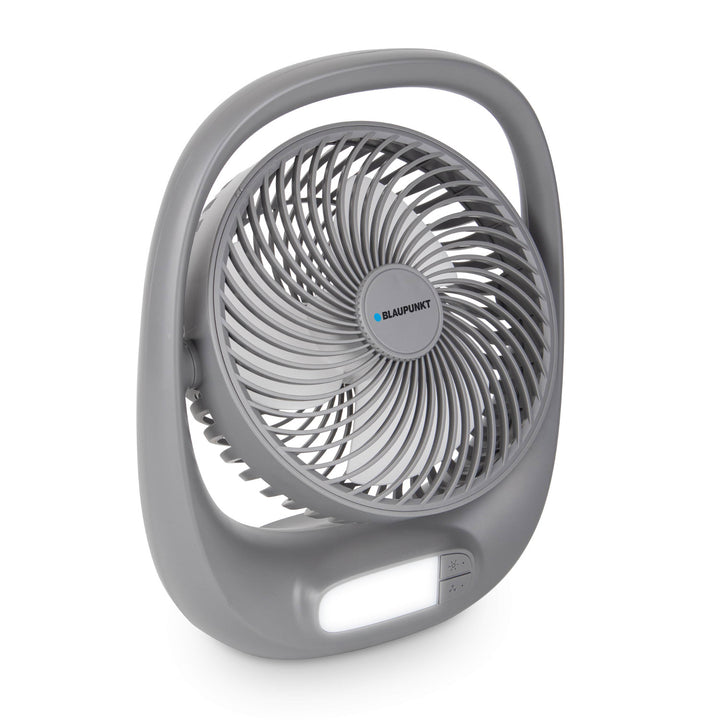 Ventilateur Blaupunkt, portable, rechargeable 1800 mAh, USB, 3 vitesses, gris, APF301