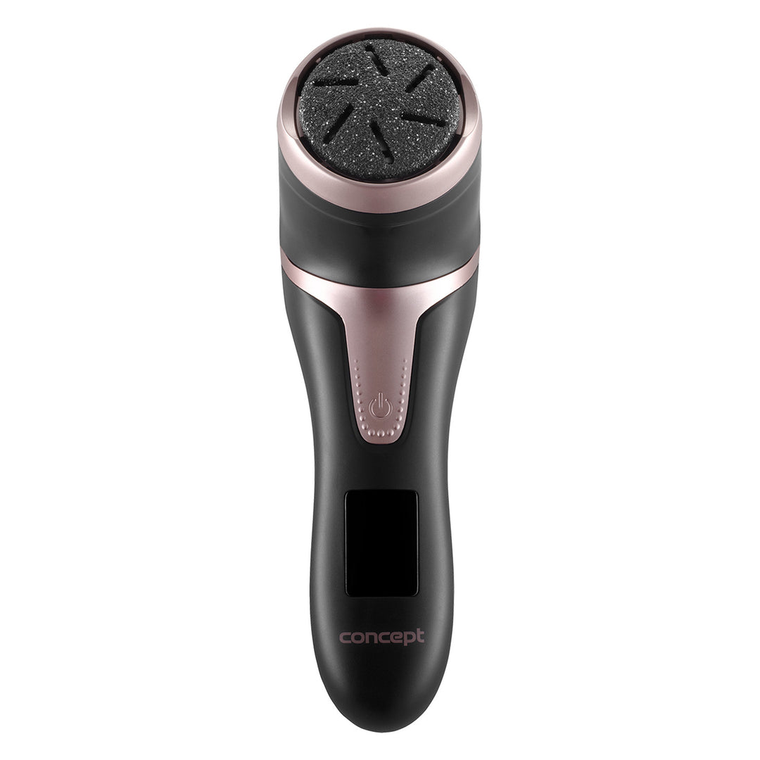 Concept lime électrique pour talons, 3 tampons, rechargeable, noir, PN3020